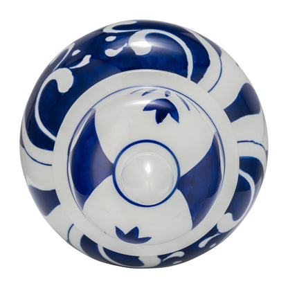 Barattolo con coperchio a forma di tempio eclettico con motivo Sagebrook Home