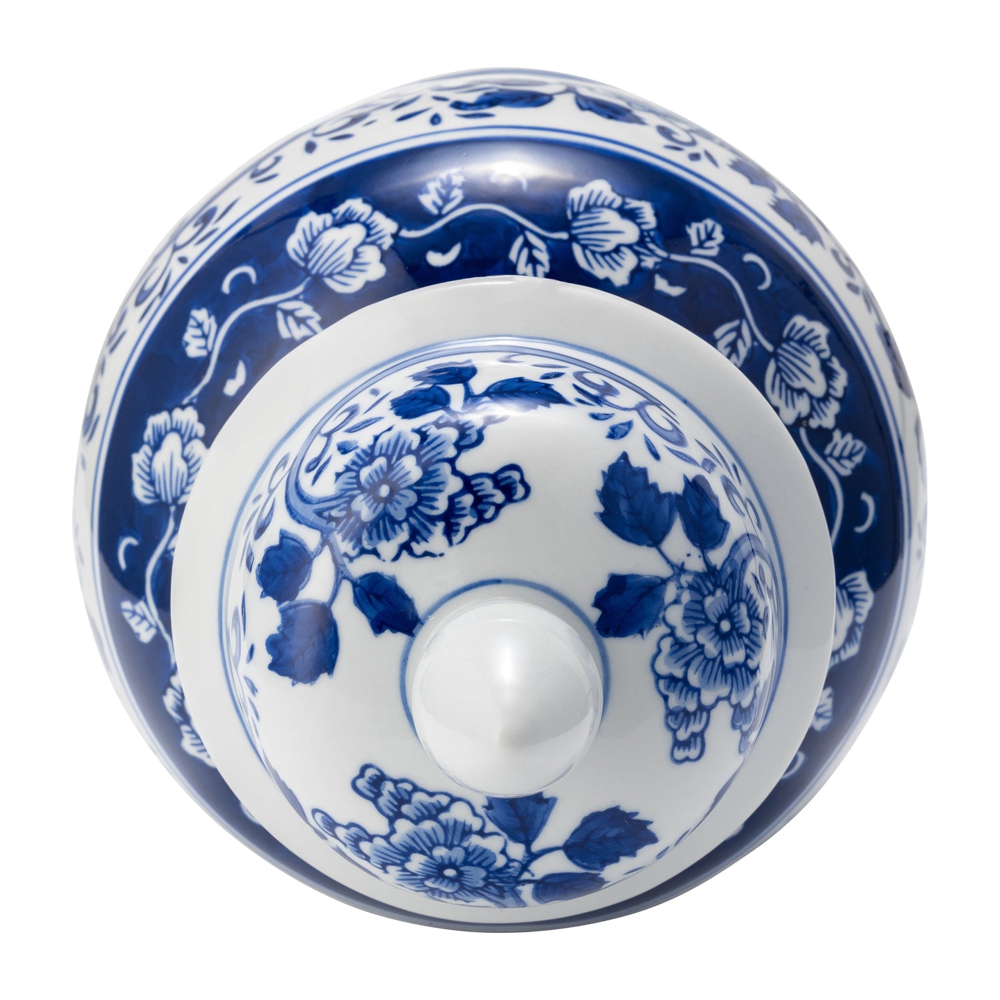 Barattolo con coperchio a forma di tempio eclettico con motivo Sagebrook Home