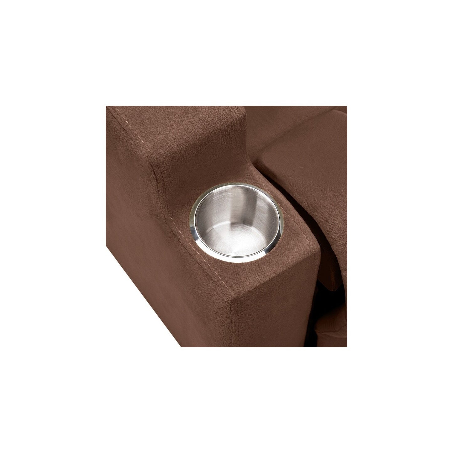 Poltrona reclinabile Deluxe per bambini con poggiapiedi, poggiatesta e 2 portabicchieri. Poltrona reclinabile in microfibra per bambini dai 3 anni in su.