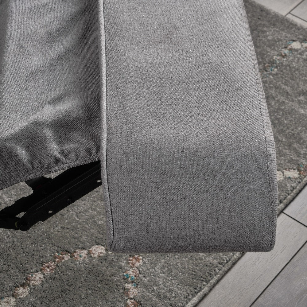 Poltrona reclinabile elettrica in tessuto trapuntato Salomo di Christopher Knight Home