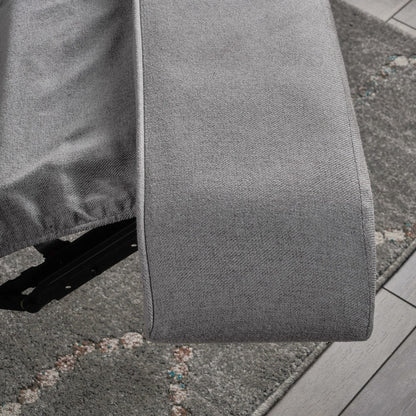 Poltrona reclinabile elettrica in tessuto trapuntato Salomo di Christopher Knight Home