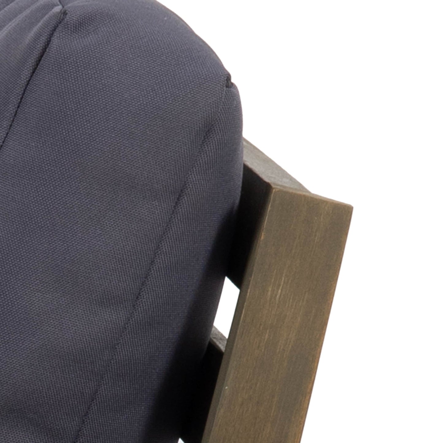 Sedie da esterno Samwell in acacia con cuscini resistenti all'acqua (set da 2) di Christopher Knight Home