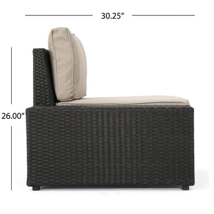 Set componibile da esterno Santa Cruz da 8 pezzi di Christopher Knight Home