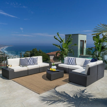 Set componibile da esterno Santa Cruz da 8 pezzi di Christopher Knight Home