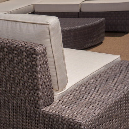 Set componibile da esterno Santa Cruz da 8 pezzi di Christopher Knight Home