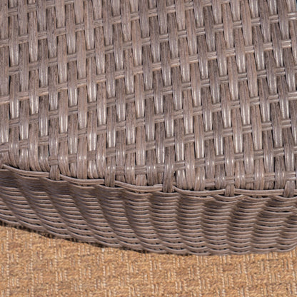 Set di divani in vimini Santa Cruz Outdoor da 8 pezzi con cuscini resistenti all'acqua di Christopher Knight Home