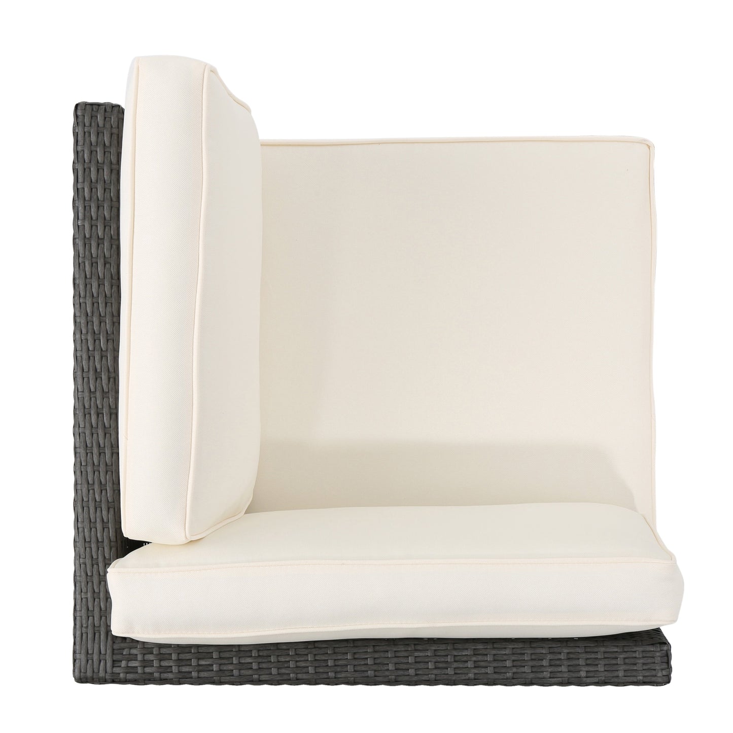 Set di divani in vimini Santa Cruz Outdoor da 8 pezzi con cuscini resistenti all'acqua di Christopher Knight Home