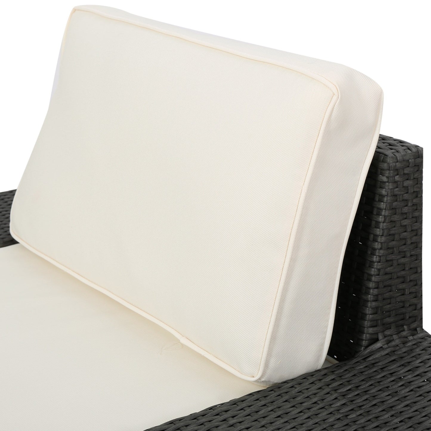 Set di divani in vimini Santa Cruz Outdoor da 8 pezzi con cuscini resistenti all'acqua di Christopher Knight Home