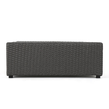 Set di divani in vimini Santa Cruz Outdoor da 8 pezzi con cuscini resistenti all'acqua di Christopher Knight Home