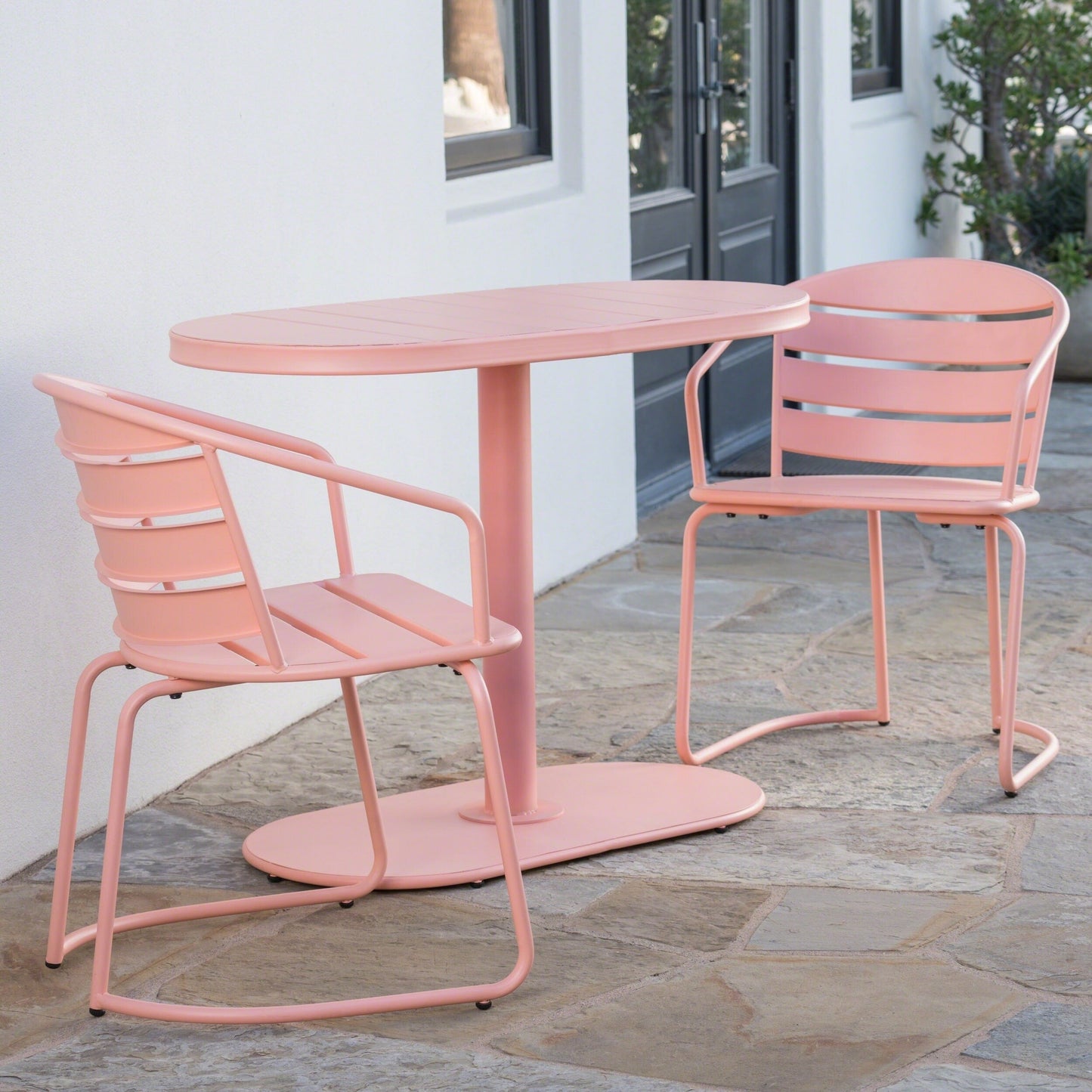 Set da bistrot da esterno Santa Monica da 3 pezzi di Christopher Knight Home