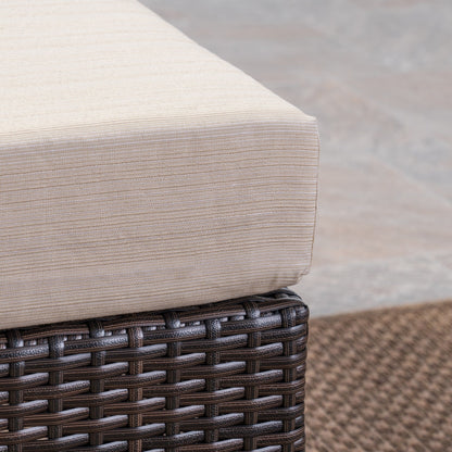 Set di divani componibili in vimini da 5 posti Santa Rosa Outdoor di Christopher Knight Home