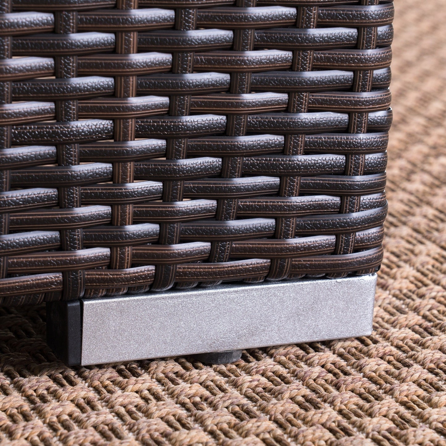 Set di divani componibili in vimini da 5 posti Santa Rosa Outdoor di Christopher Knight Home