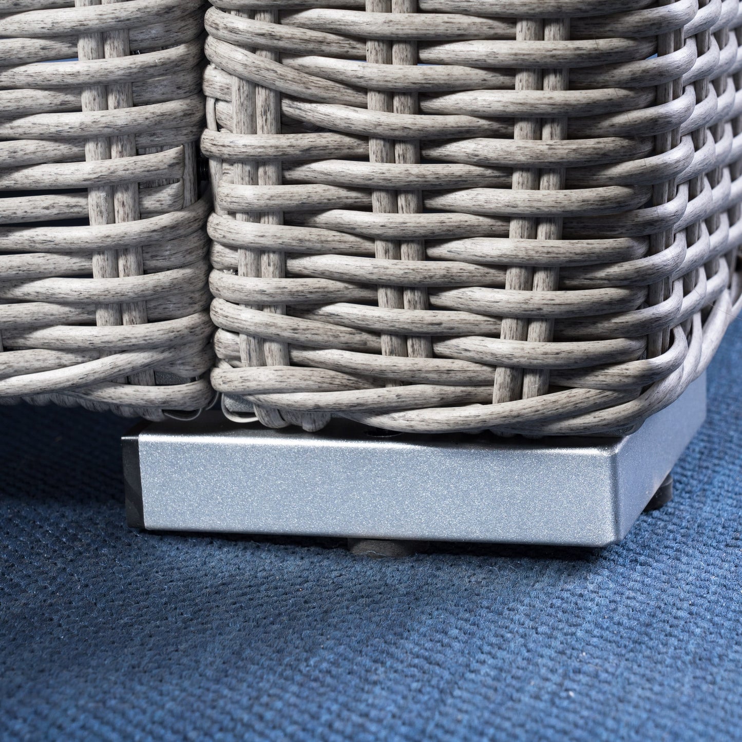 Set di sedute componibili in vimini da 5 pezzi Santa Rosa Outdoor con cuscini di Christopher Knight Home