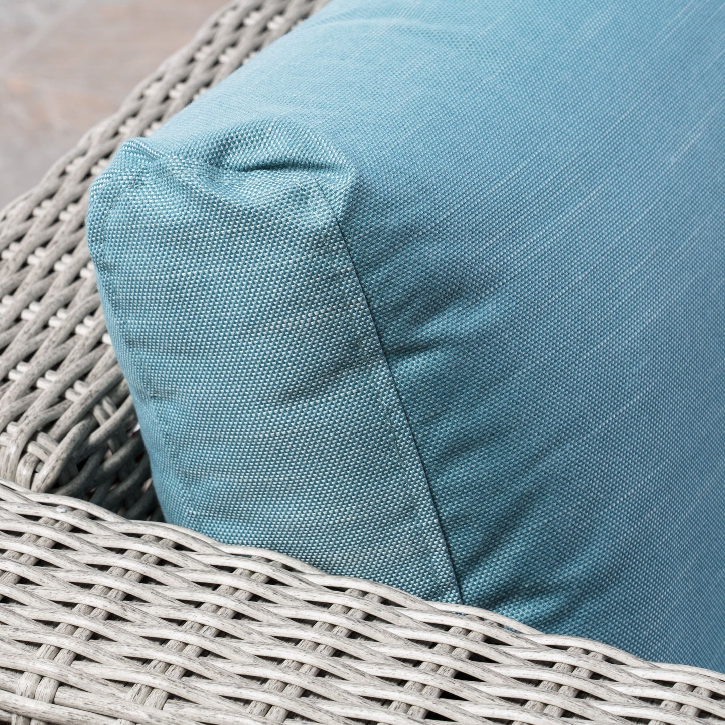 Set di sedute componibili in vimini da 5 pezzi Santa Rosa Outdoor con cuscini di Christopher Knight Home