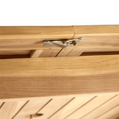 Set da pranzo per patio Santorini in teak di grado A, 7 pezzi