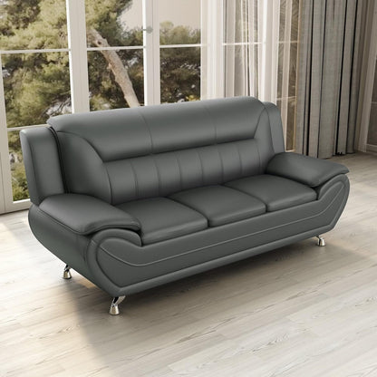 Divano con braccioli in similpelle Sanuel 79.2