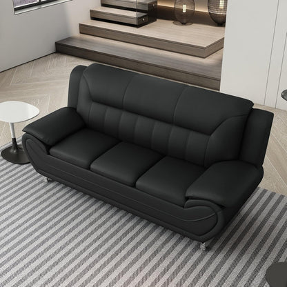 Divano con braccioli in similpelle Sanuel 79.2