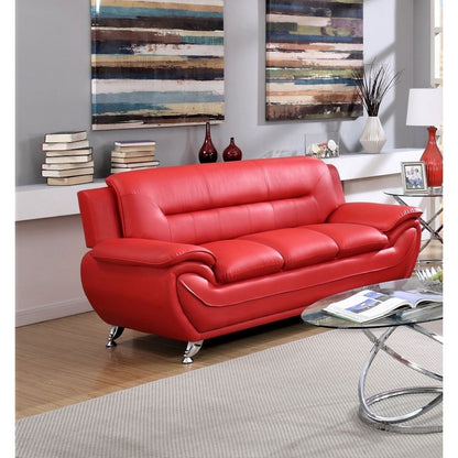 Divano con braccioli in similpelle Sanuel 79.2