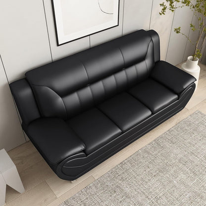 Divano con braccioli in similpelle Sanuel 79.2