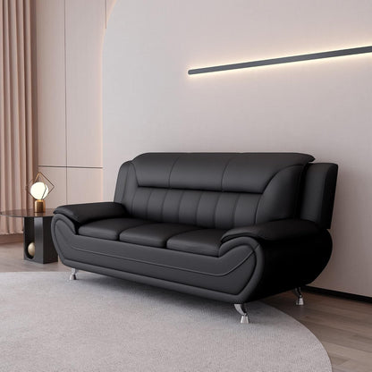 Divano con braccioli in similpelle Sanuel 79.2