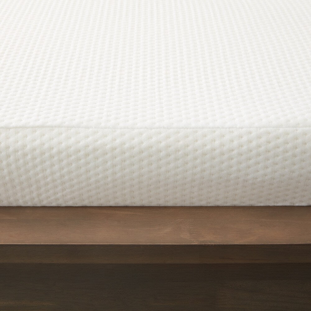 Materasso in memory foam Sarah Peyton con supporto morbido raffreddato a convezione da 8 pollici per letto singolo - Bianco