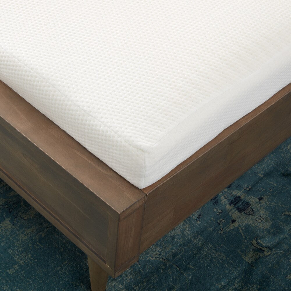 Materasso in memory foam Sarah Peyton con supporto morbido raffreddato a convezione da 8 pollici per letto singolo - Bianco