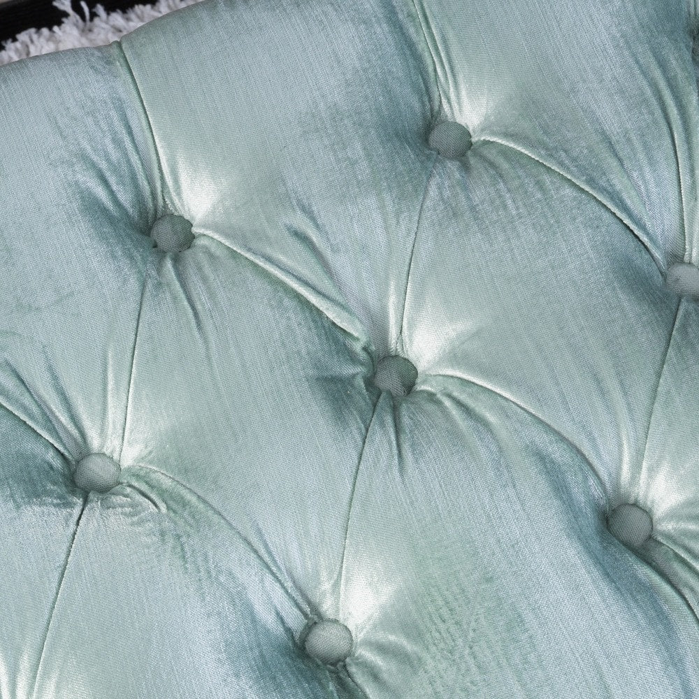 Panca ottomana in velluto trapuntato Scarlette di Christopher Knight Home