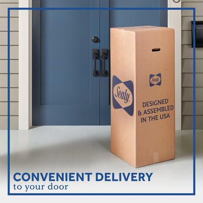 Materasso a molle insacchettate Sealy da 10 pollici in una scatola