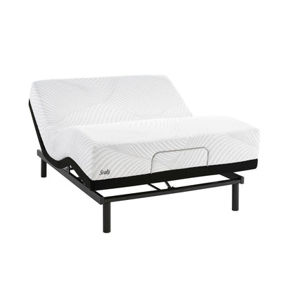 Materasso in memory foam Sealy Conform Essentials da 11,5 pollici e set letto regolabile Ease