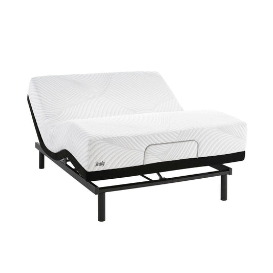 Materasso in memory foam Sealy Conform Essentials da 11,5 pollici e set letto regolabile Ease