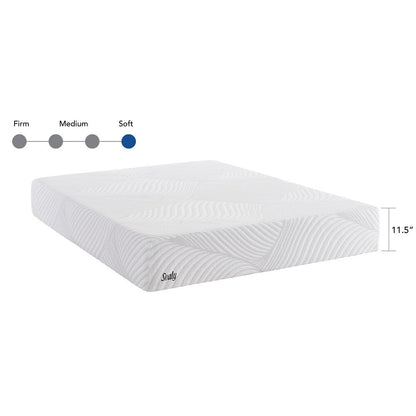 Materasso in memory foam Sealy Conform Essentials da 11,5 pollici in gel morbido