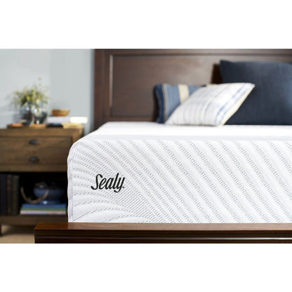 Materasso in memory foam Sealy Conform Essentials Plush da 11,5 pollici, California King-size, diviso in gel