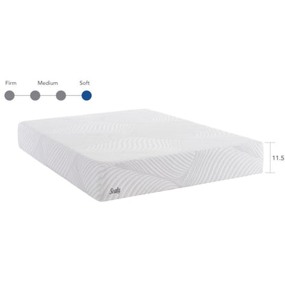 Materasso in memory foam Sealy Conform Essentials da 11,5 pollici e set letto regolabile Ease