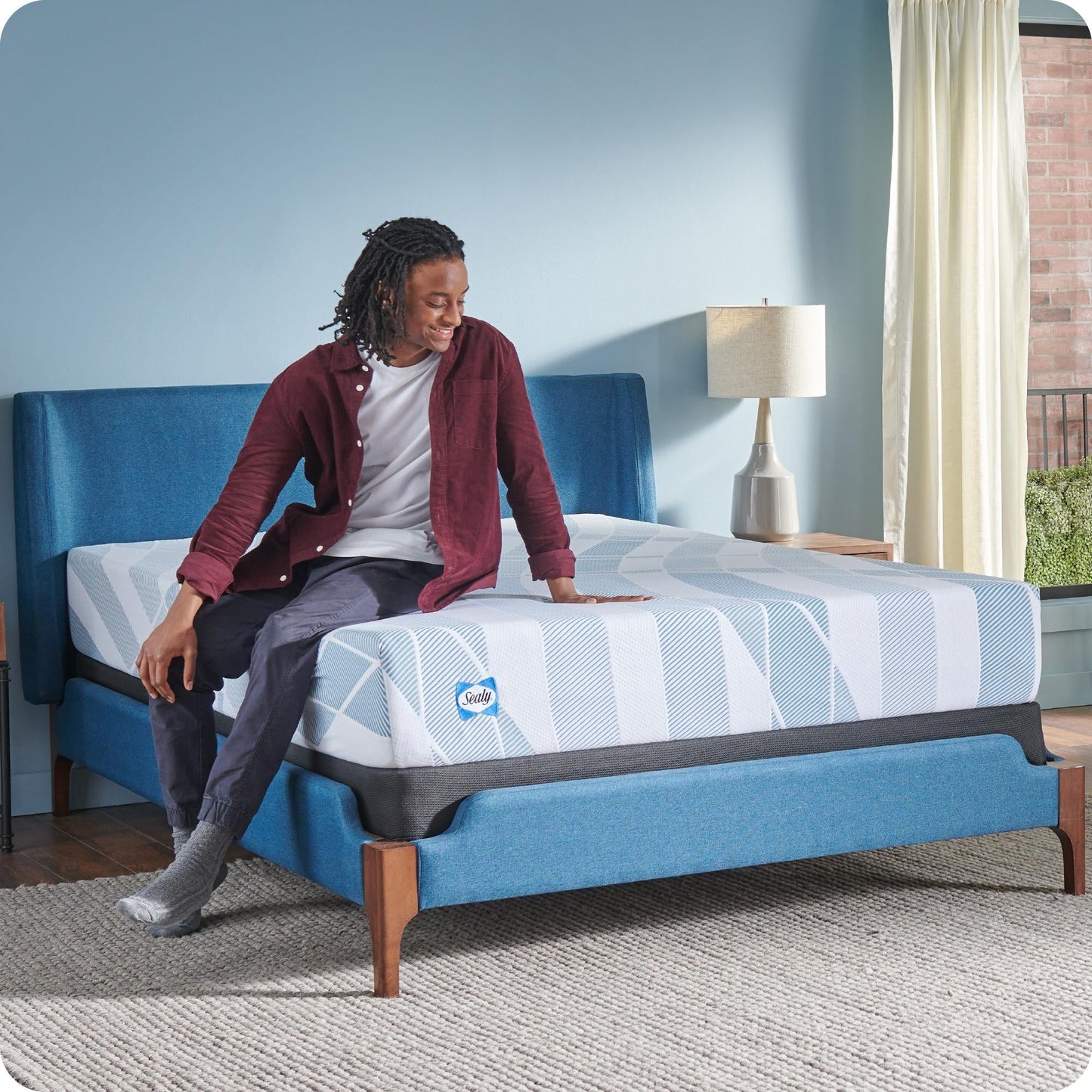 Materasso in schiuma Sealy Dreamlife 10 in scatola