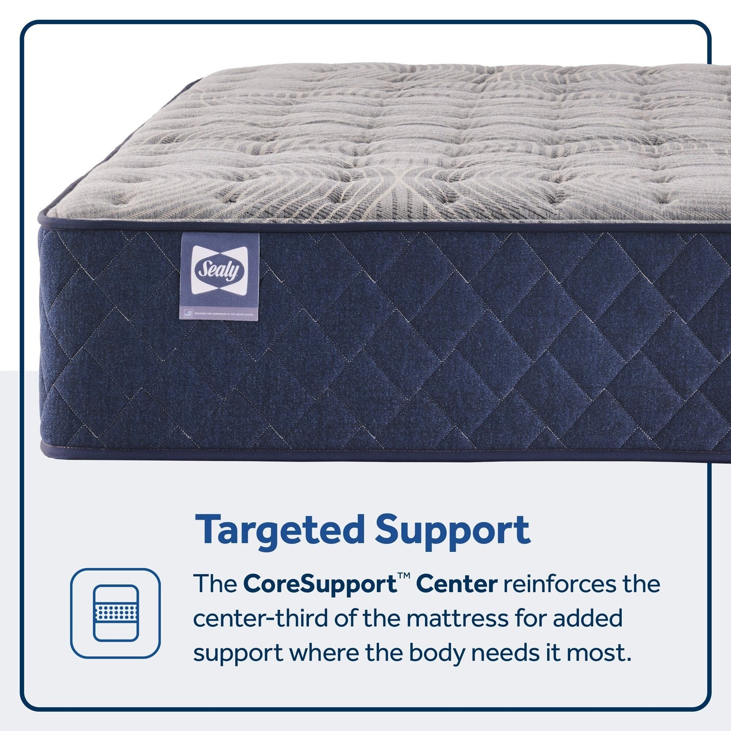 Materasso a molle Sealy Dudley Chase 14.5 Soft Tight Top e base 9