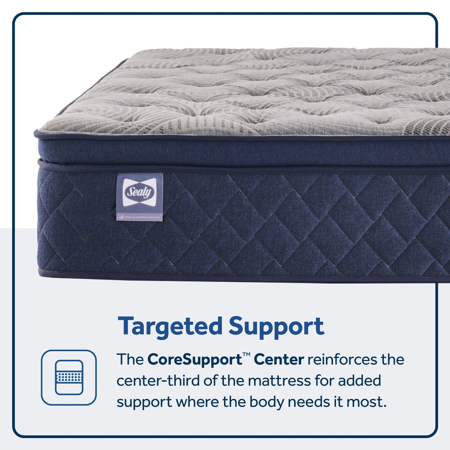 Materasso a molle Sealy Dudley Chase 15 Soft Pillow Top e base 9