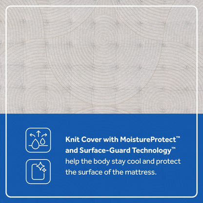 Materasso a molle Sealy Farely Elm 12.5 con parte superiore rigida e tesa