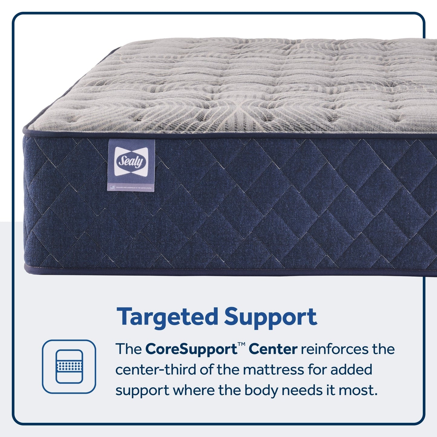 Materasso a molle Sealy Farely Elm 14 Soft Pillow Top e 9 Foundation