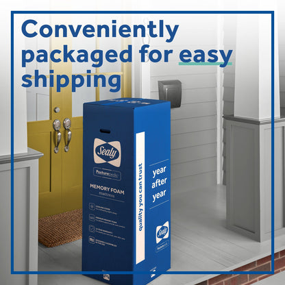 Materasso in memory foam Sealy Posturepedic da 11 pollici