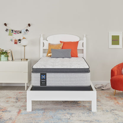 Materasso Sealy Posturepedic Spring Cranberry da 14 pollici con morbido cuscino superiore europeo