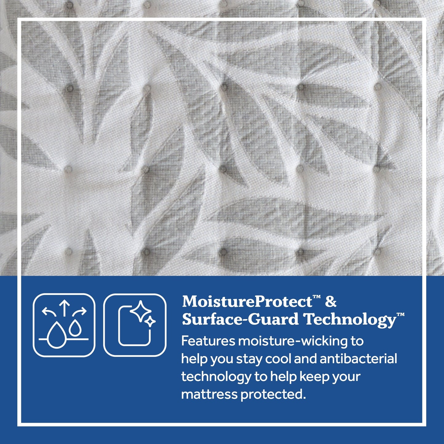 Set di materassi Sealy Posturepedic Spring Reed da 15 pollici con federa Euro Pillow Top di medie dimensioni