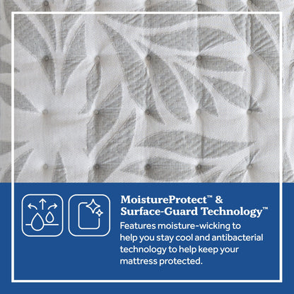 Set di materassi Sealy Posturepedic Spring Reed da 15 pollici con federa Euro Pillow Top di medie dimensioni