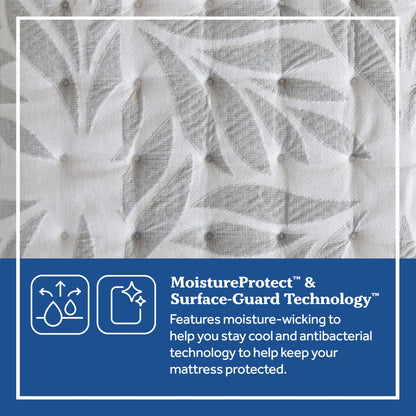 Materasso Sealy Posturepedic Spring Reed da 15 pollici con morbido cuscino superiore europeo