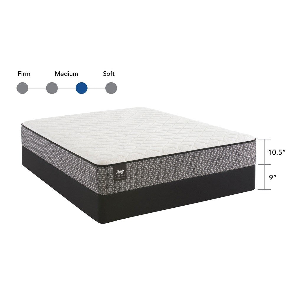 Set di materassi Sealy Response Essentials Plush Split Queen-size da 10,5 pollici