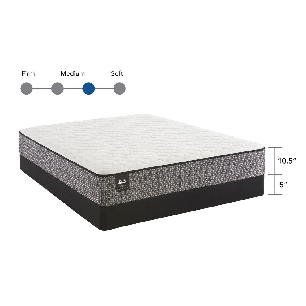 Set di materassi Sealy Response Essentials Plush Split Queen-size da 10,5 pollici