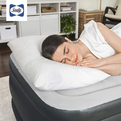 Materasso ad aria Sealy Tritech Twin Sized 20 per 2 persone con pompa AC integrata e borsa