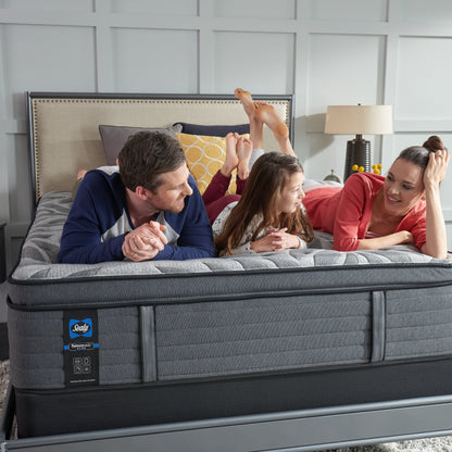 Set di materassi Sealy Virginia Street Plush Euro Pillow Top da 14 pollici