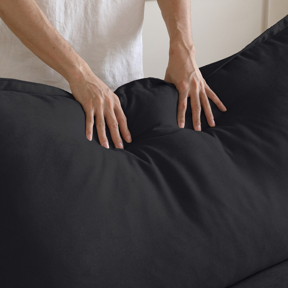 Divani componibili per soggiorno, divano componibile modulare a 4 posti, fodere dei cuscini rimovibili