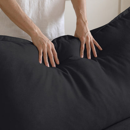 Divani componibili per soggiorno, divano componibile modulare a 4 posti, fodere dei cuscini rimovibili