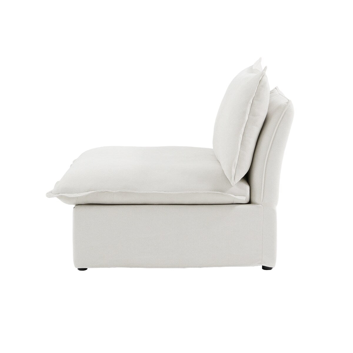 Divani componibili per soggiorno, divano componibile modulare a 4 posti, fodere dei cuscini rimovibili